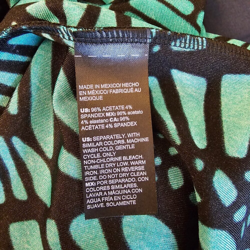 Chico's Travelers Petite Sleeveless Maxi Dress, Size 3 P (US XLP), Green, NWT - Picture 9 of 9